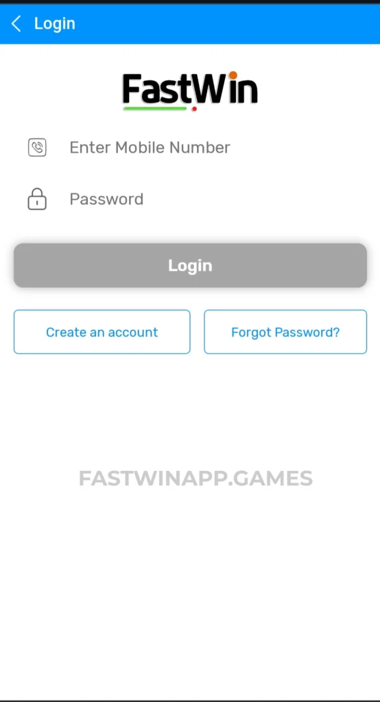 fastwin-login-page